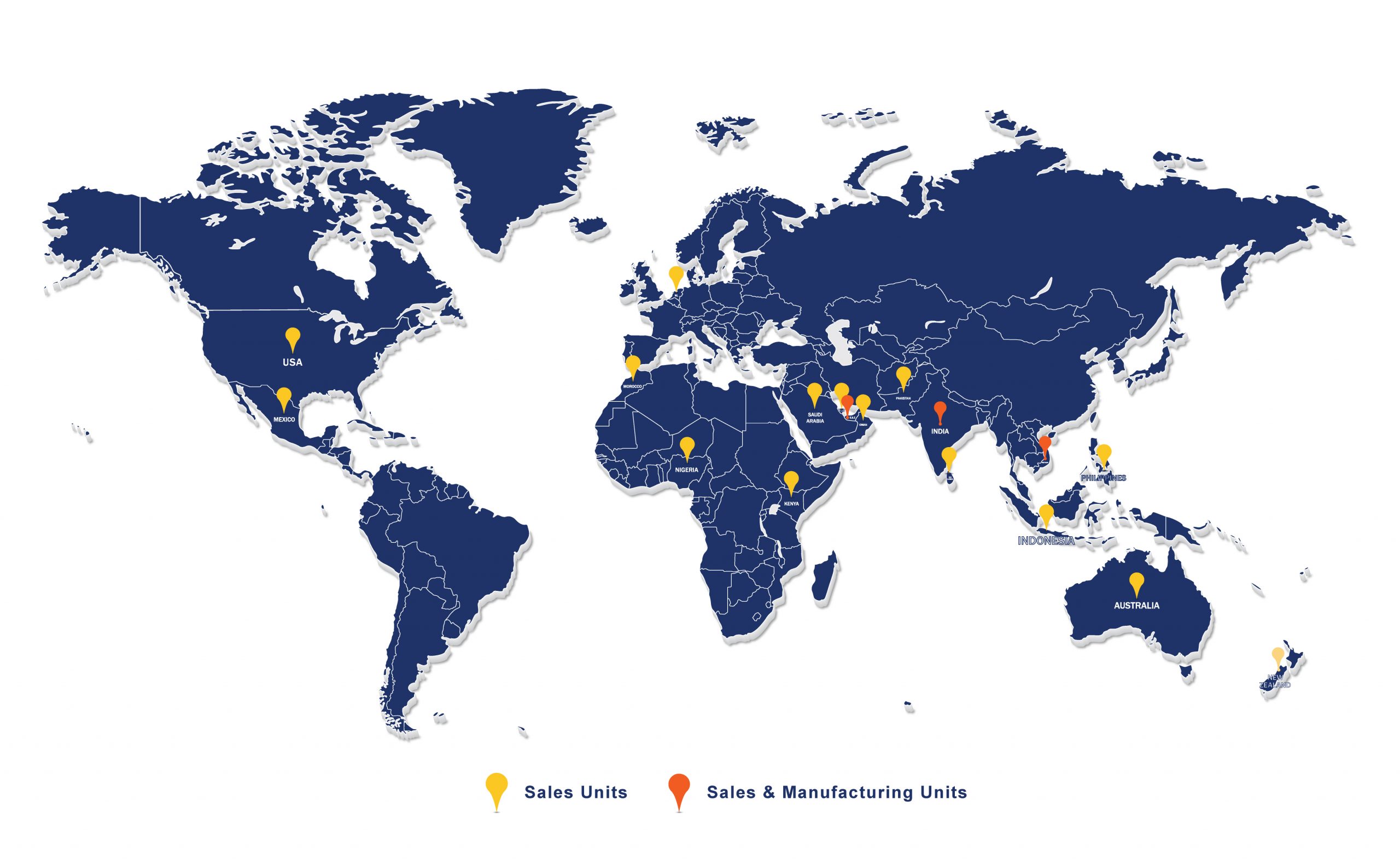 Hira Industries Global World Map - 2020